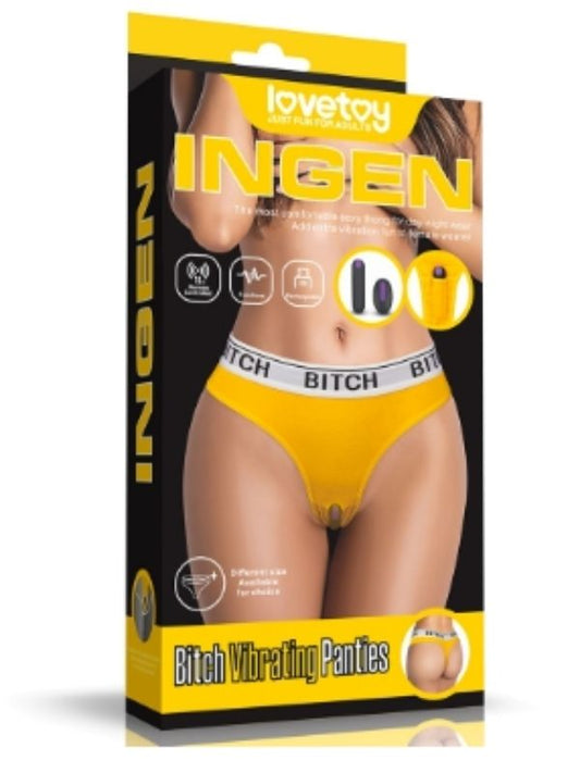 Bitch Vibrating Panties Çamaşır Ve Kumanlı Vibratör