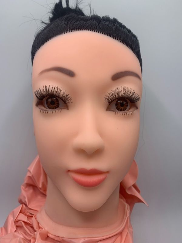 Black Doll Siyah Saçlı Şişme Bebek