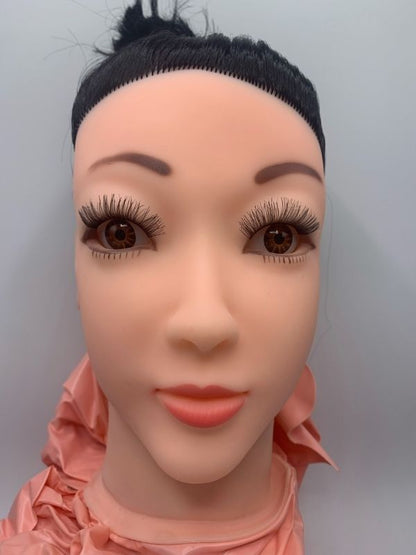 Black Doll Siyah Saçlı Şişme Bebek