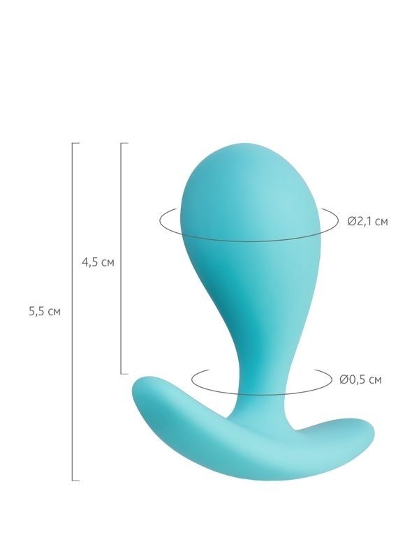 Blob Anal Plug Mavi 5,5 cm