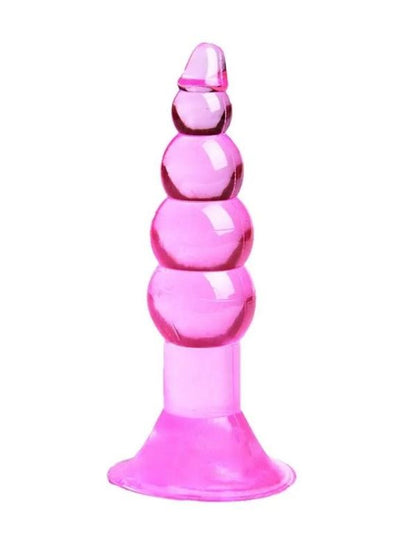 Boğumlu Anal Plug Karışık Renklerde 11 cm