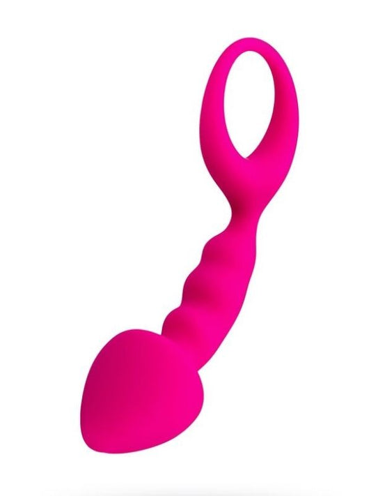 Bong Anal Plug Pembe 12,5 cm