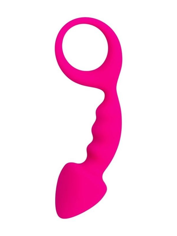 Bong Anal Plug Pembe 12,5 cm