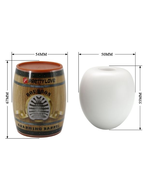 Bourbon Fıçı Şeklinde Yumurta Mastürbatör