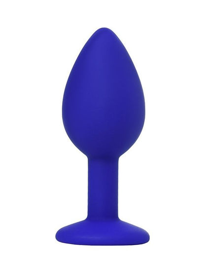 Brilliant Anal Plug Mavi beyaz kristalli 7 cm 26 g