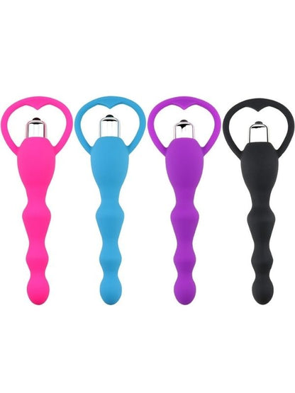 Carmine 10 Modlu pleasure silicone beads vibratör