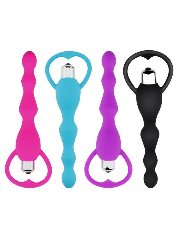 Carmine 10 Modlu pleasure silicone beads vibratör