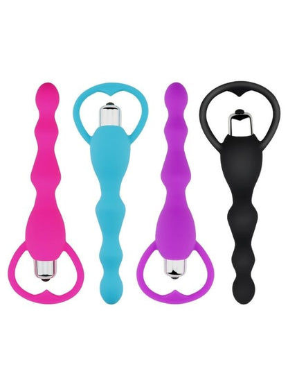 Carmine 10 Modlu pleasure silicone beads vibratör
