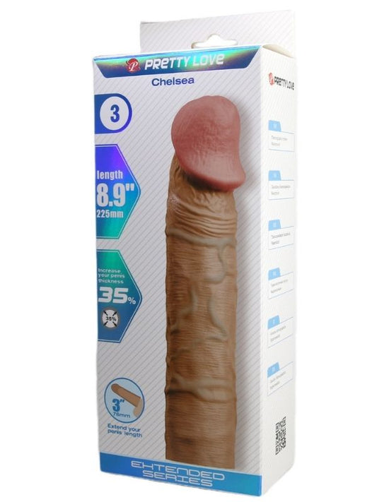 Chelsea Gerçek Hissiyatlı Uzatıcı Penis Kılıfı
