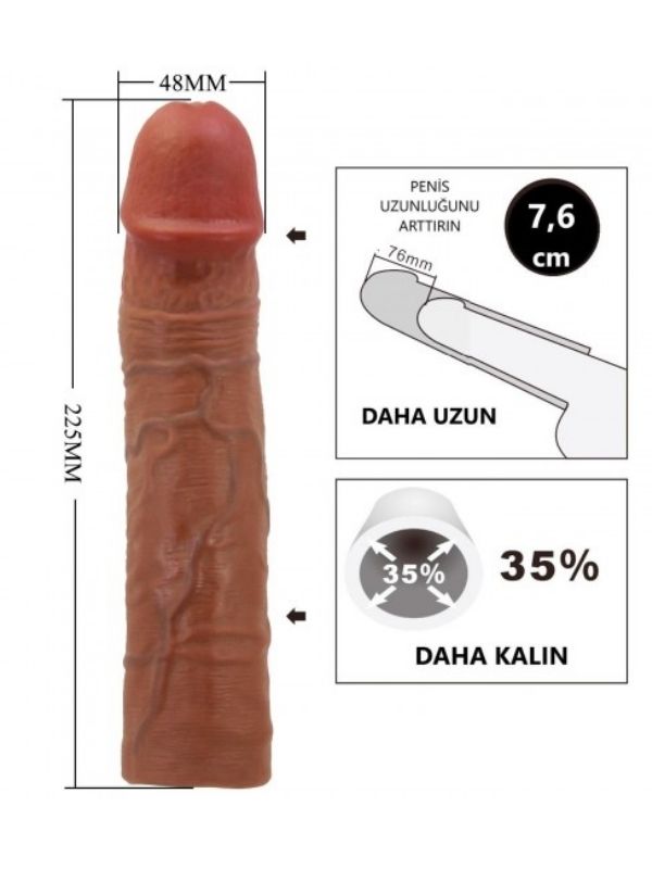 Chelsea Gerçek Hissiyatlı Uzatıcı Penis Kılıfı
