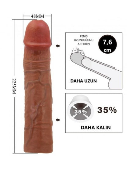 Chelsea Gerçek Hissiyatlı Uzatıcı Penis Kılıfı