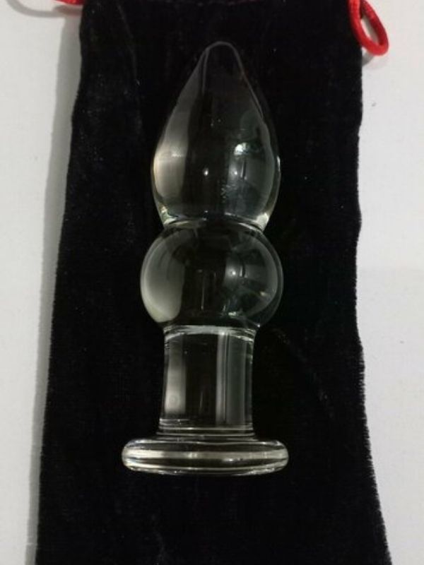 Çift Boğumlu Cam Anal Plug 11cm