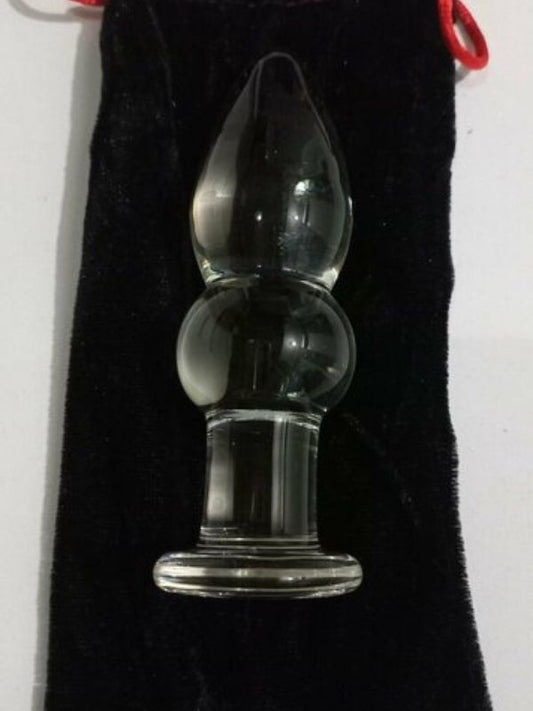 Çift Boğumlu Cam Anal Plug 11cm