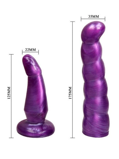 Çift Girişli Straplon Belden Bağlamalı Dildo