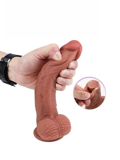 Çift Katmanlı Realistik Dildo