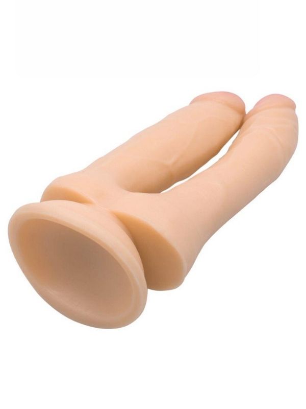Çiftli Dildo Anal ve Vajinal Penis
