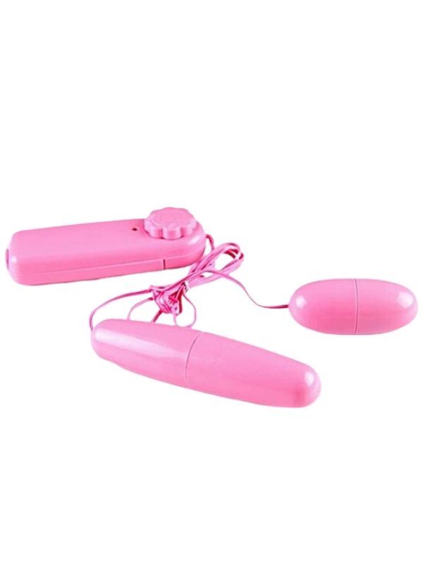 Çiftli Pembe Kumandalı Yumurta Vibratör