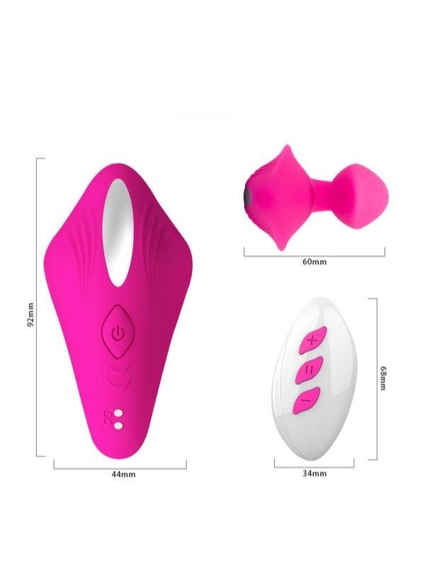 Cobrum Çiftler İçin Vibratör Silikon Pembe 9,6 cm