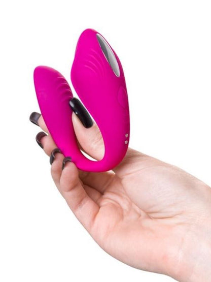 Cobrum Çiftler İçin Vibratör Silikon Pembe 9,6 cm