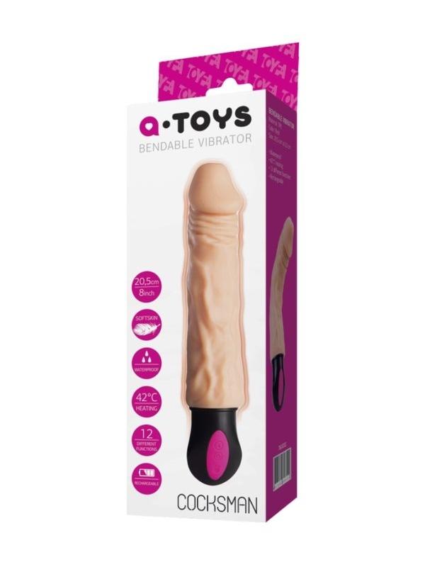 Cocksman Realistik Vibratörü TPE Ten 26,5 cm