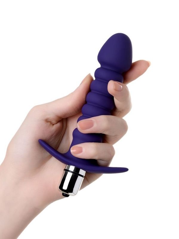 Condal anal vibratör suya dayanıklı Mor, 14 cm