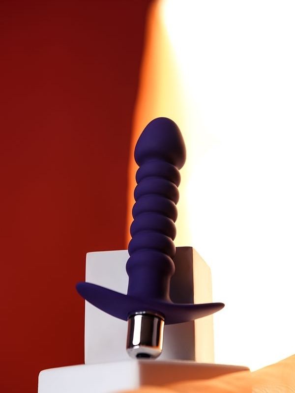 Condal anal vibratör suya dayanıklı Mor, 14 cm