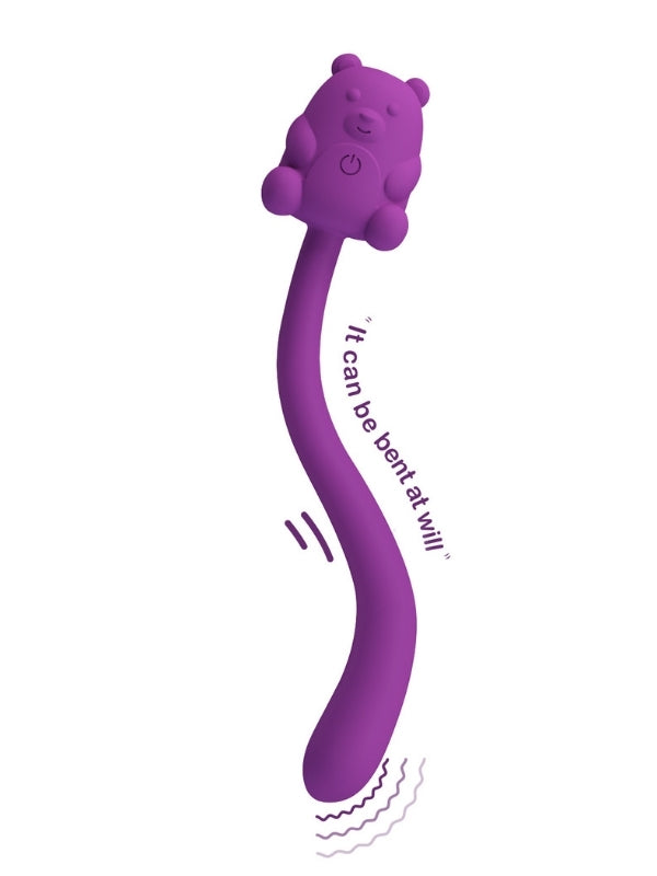 Cute Bear Flirting Stick Modern Vibratör