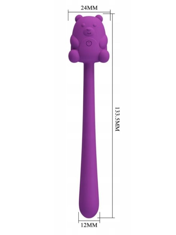 Cute Bear Flirting Stick Modern Vibratör