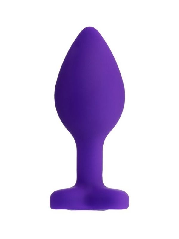Diamond Heart Anal Plug Mor 7 cm 18 g