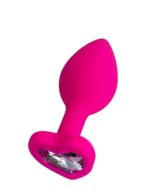 Diamond Heart Anal Plug Pembe 7 cm 18 g