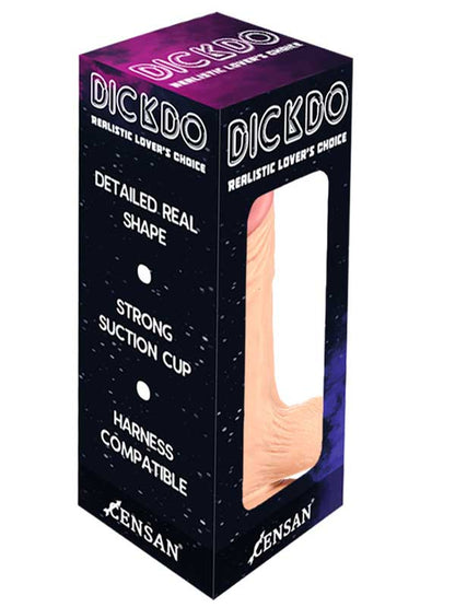 Dickdo Gerçekçi Testisli Dildo Penis 19cm model2