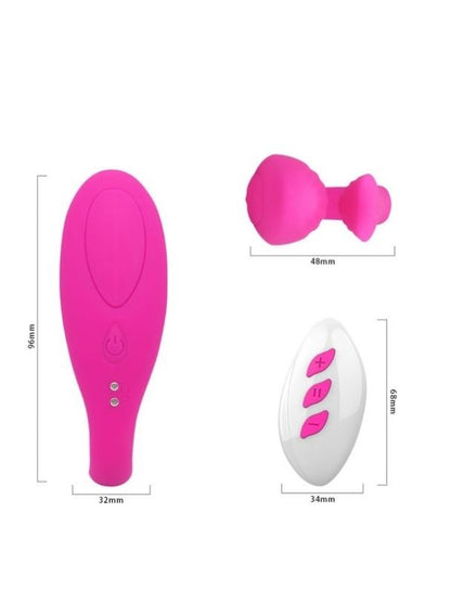Dolphy Çiftler İçin Vibratör Silikon Pembe 9,6 cm
