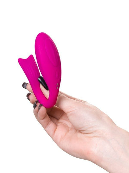 Dolphy Çiftler İçin Vibratör Silikon Pembe 9,6 cm