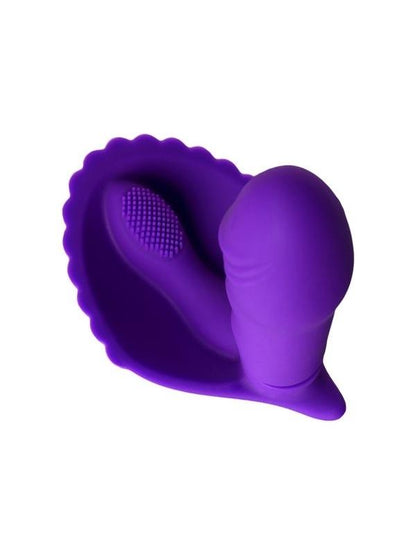 Fash Klitoral Uyarıcılı Vibratör  mor 12 cm