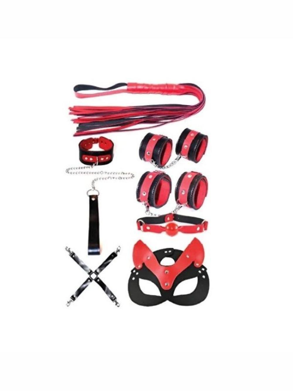 Fetiş Kırmızı Set 7 Parça