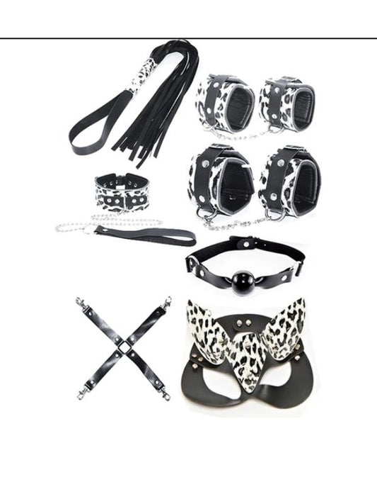 Fetiş Leopar Set 7 Parça