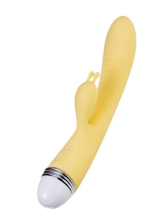 Flovetta Aster Klitoral Uyarıcı Vibratör Silikon Sarı 22 cm