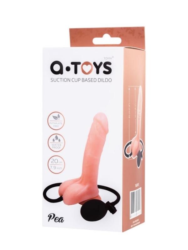 Gerçekçi Pea Şişebilen Realistik Dildo 20 CM