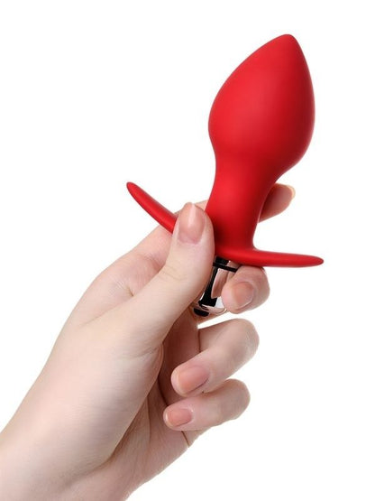 Glam Anal Vibratörü Kırmızı 9,7 cm