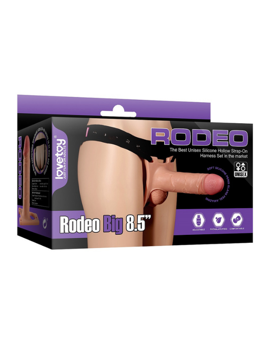 Ingen Rodeo Hollow Big Strapon Set 8.5 inç