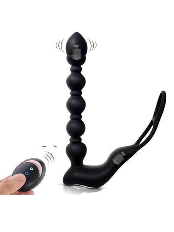 Isıtmalı Penis Halkalı Anal Prostat Vibratör