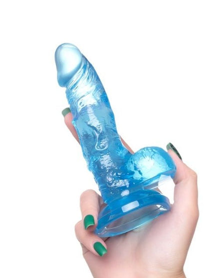 Jel Dildo Mavi 15,8 cm