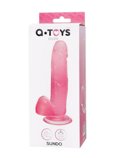 Jel Dildo Sundo Pembe 20 cm