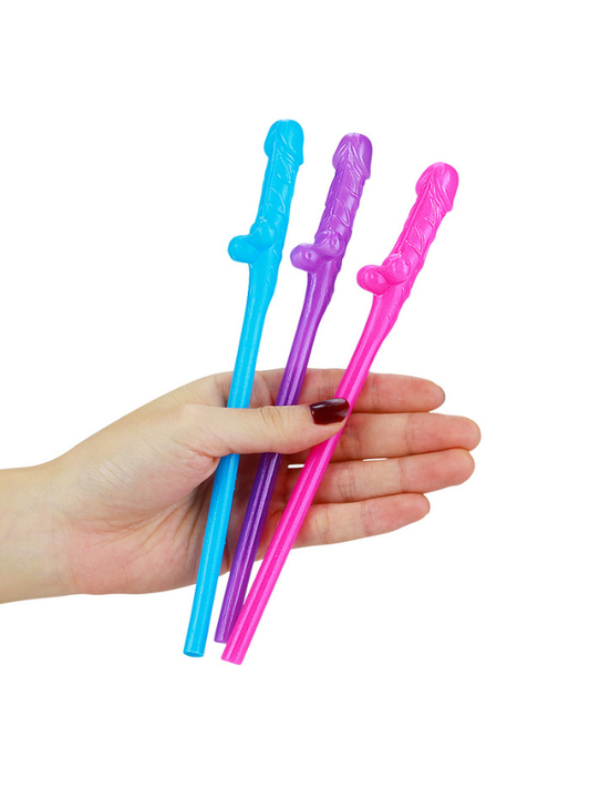 Jokes &amp; Parties Original Willy Straws – Pack of 9 Dildo Pipet