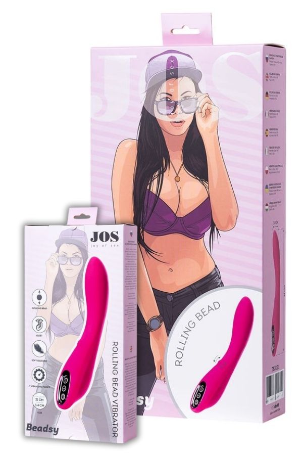 Jos Beadsy Uyarıcı Bilyalı 21cm Vibratör
