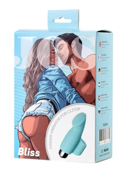 Jos Bliss Parmak Vibratörü Mavi 9 cm