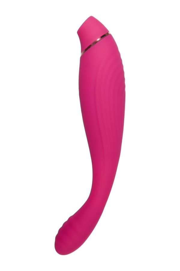 Jos Danvi Vakumlu ve Titreşimli Pembe Vibratör