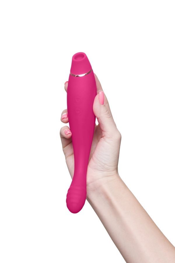 Jos Danvi Vakumlu ve Titreşimli Pembe Vibratör