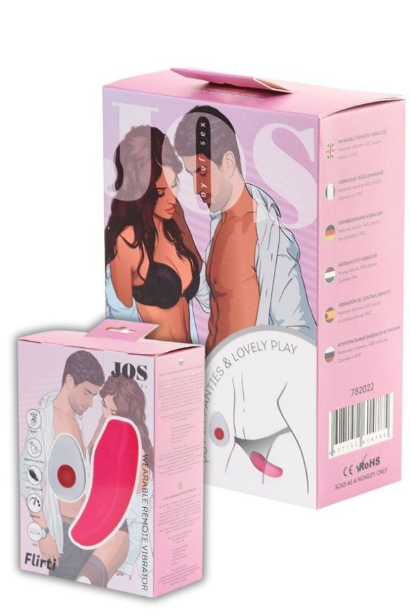Jos Flirty Uzaktan kumandalı Giyilebilir Klitoral Vibratör