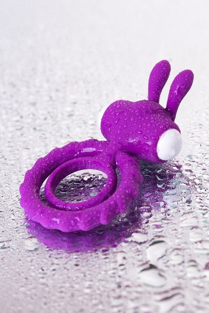 Jos Good Bunny Titreşimli Mor Penis Halkası